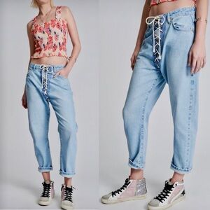 New One Teaspoon Blue Laced Bandits Jeans